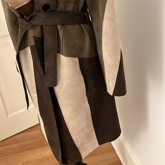 COPY - Zara Suede Spring Coat, Light Weight, size S - Picture 3 of 6